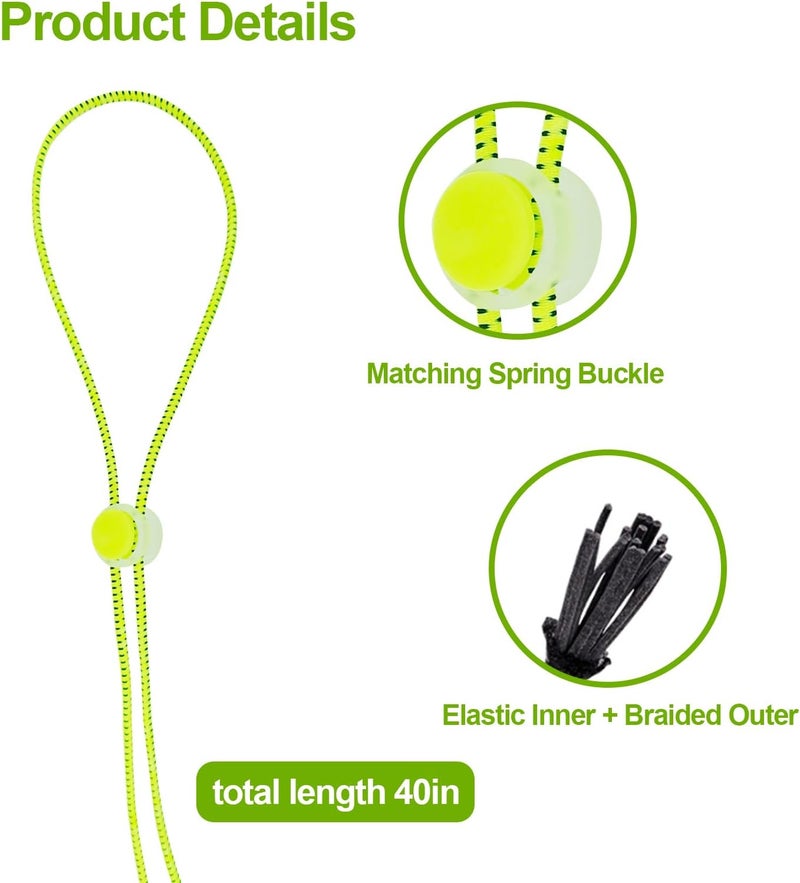 smrtcol Swimming Bungee Goggle Strap-Bungee Cord Straps for Swim Goggles Universal Fit for Adults/Kids - Image 2